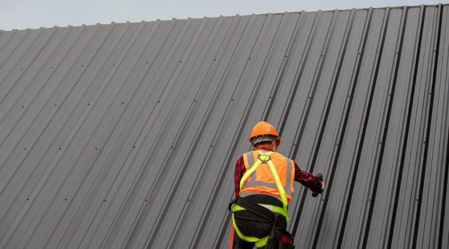 Professional metal roof installation services in New Ulm, TX